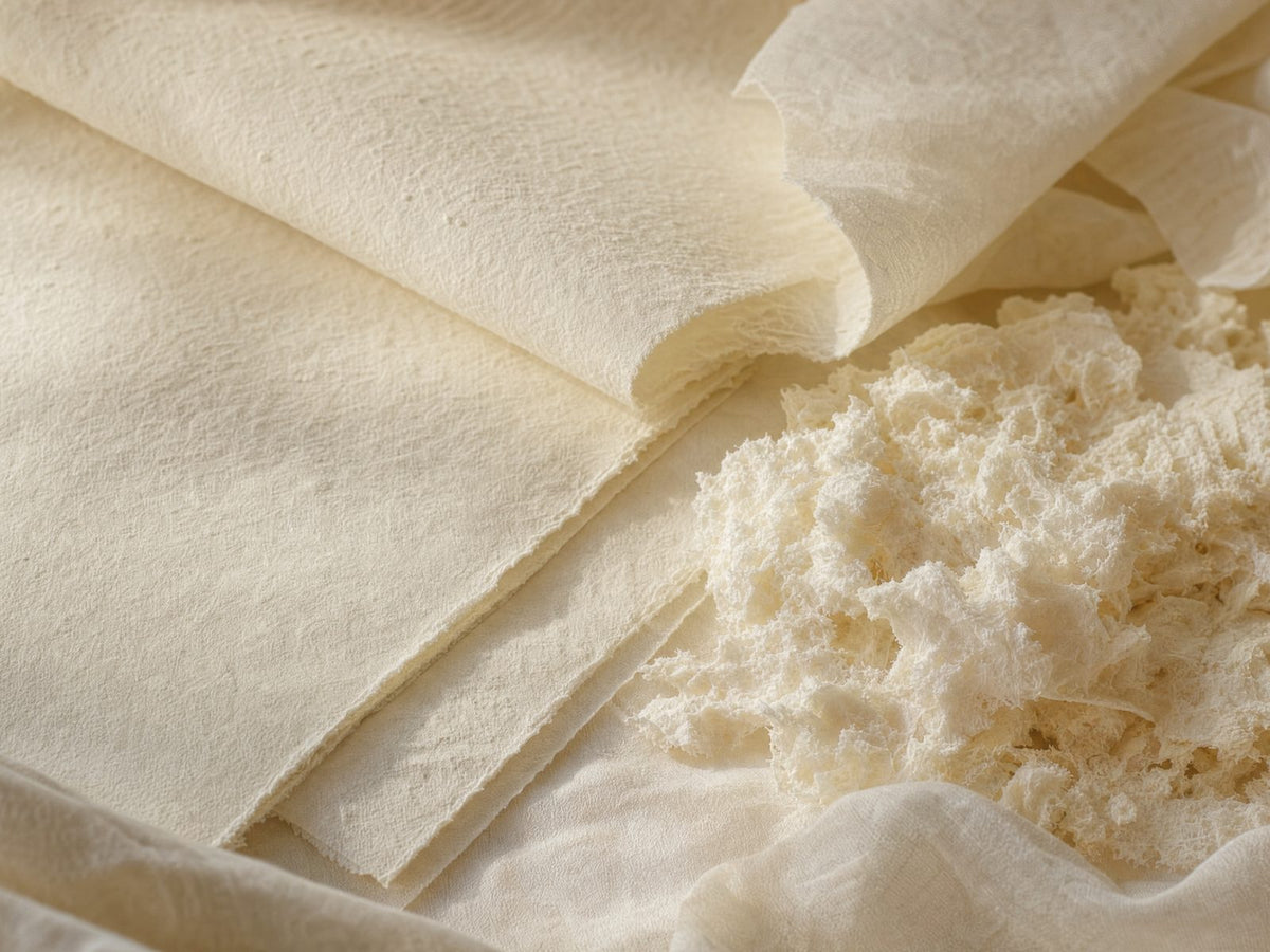 Pure beechwood cellulose pulp and pressed sheets